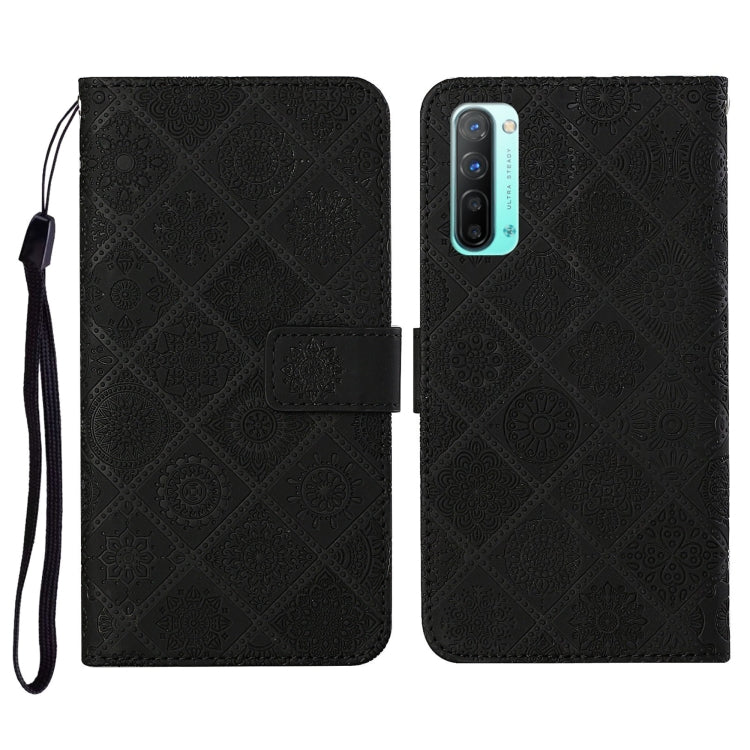 Ethnic Style Embossed Pattern Horizontal Flip Leather Case with Holder & Card Slots & Wallet & Lanyard, For OPPO Reno3, For OPPO Reno4, For OPPO Reno4 Lite, For OPPO Reno4 Pro
