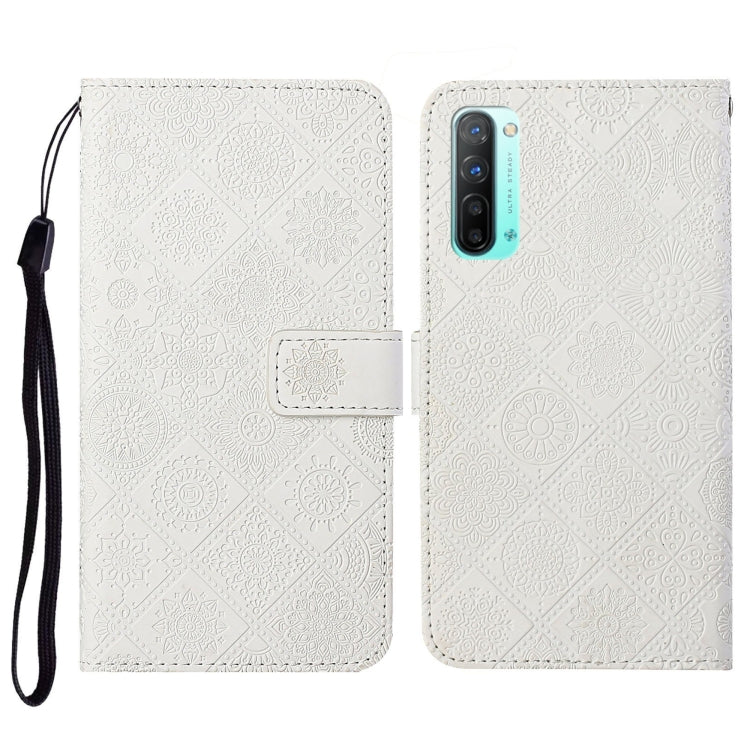 Ethnic Style Embossed Pattern Horizontal Flip Leather Case with Holder & Card Slots & Wallet & Lanyard, For OPPO Reno3, For OPPO Reno4, For OPPO Reno4 Lite, For OPPO Reno4 Pro
