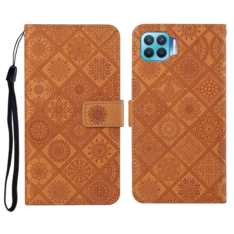 Ethnic Style Embossed Pattern Horizontal Flip Leather Case with Holder & Card Slots & Wallet & Lanyard, For OPPO Reno3, For OPPO Reno4, For OPPO Reno4 Lite, For OPPO Reno4 Pro