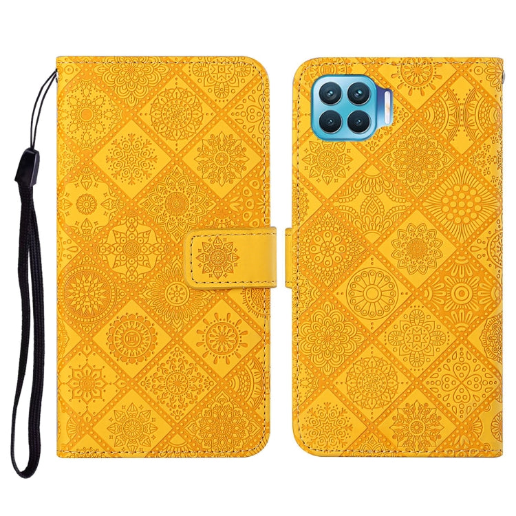 Ethnic Style Embossed Pattern Horizontal Flip Leather Case with Holder & Card Slots & Wallet & Lanyard, For OPPO Reno3, For OPPO Reno4, For OPPO Reno4 Lite, For OPPO Reno4 Pro