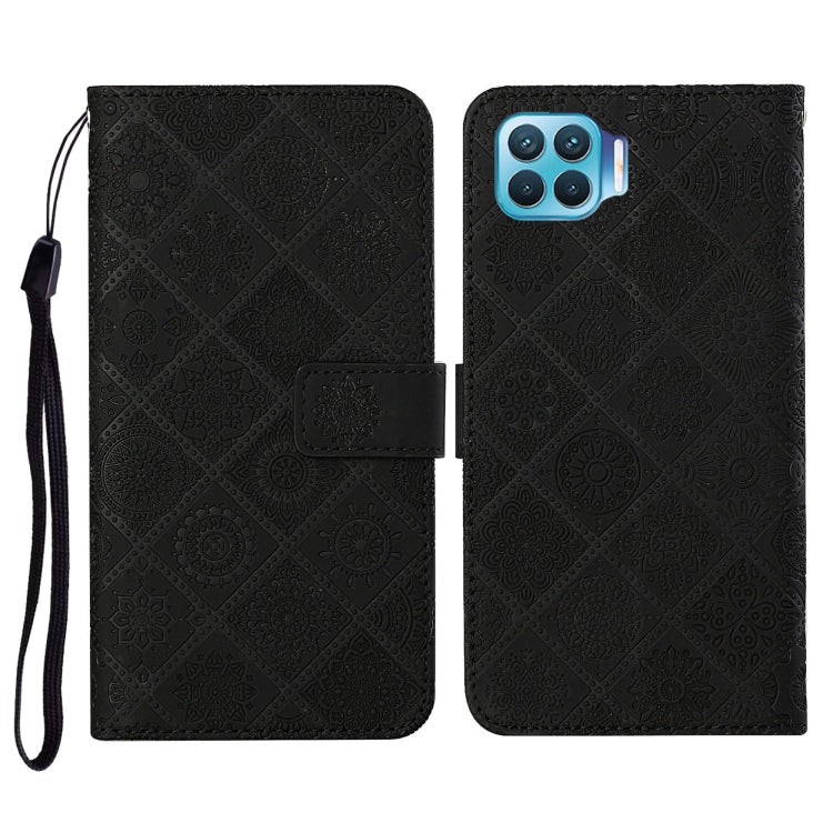Ethnic Style Embossed Pattern Horizontal Flip Leather Case with Holder & Card Slots & Wallet & Lanyard, For OPPO Reno3, For OPPO Reno4, For OPPO Reno4 Lite, For OPPO Reno4 Pro