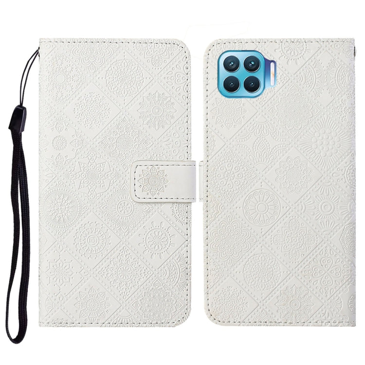 Ethnic Style Embossed Pattern Horizontal Flip Leather Case with Holder & Card Slots & Wallet & Lanyard, For OPPO Reno3, For OPPO Reno4, For OPPO Reno4 Lite, For OPPO Reno4 Pro