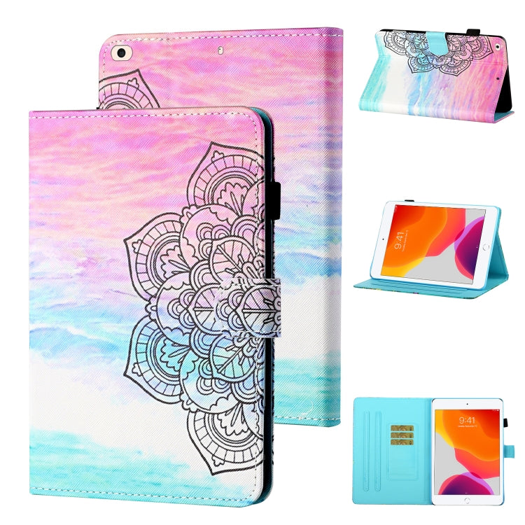 Coloured Drawing Stitching Horizontal Flip Leather Case with Holder & Card Slot & Sleep / Wake-up Function, For iPad Pro 11 (2020) / (2018), For iPad 10.2 2021 / 2020 / 2019 / Air (2019), For iPad Air / Air 2 / 9.7 (2017) & (2018)                      ...