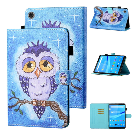 Coloured Drawing Stitching Horizontal Flip Leather Case with Holder & Card Slot, For Lenovo Tab FHD M10 Plus X606F, For Huawei MediaPad T5 10.1, For Lenovo Tab M10 X605F / X505F