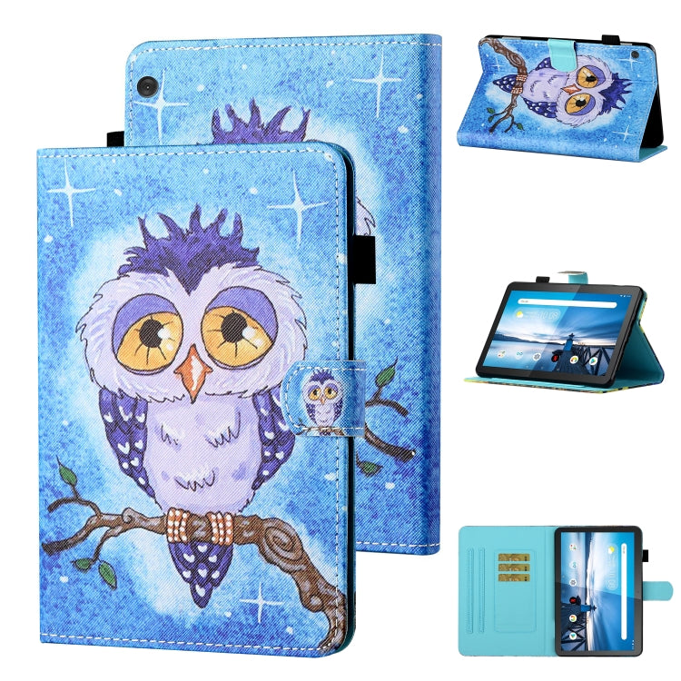 Coloured Drawing Stitching Horizontal Flip Leather Case with Holder & Card Slot, For Lenovo Tab FHD M10 Plus X606F, For Huawei MediaPad T5 10.1, For Lenovo Tab M10 X605F / X505F