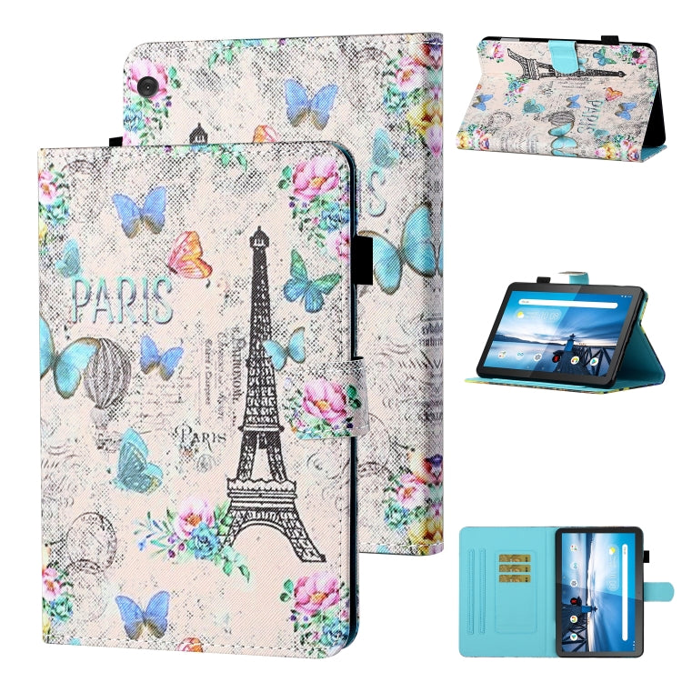 Coloured Drawing Stitching Horizontal Flip Leather Case with Holder & Card Slot, For Lenovo Tab FHD M10 Plus X606F, For Huawei MediaPad T5 10.1, For Lenovo Tab M10 X605F / X505F