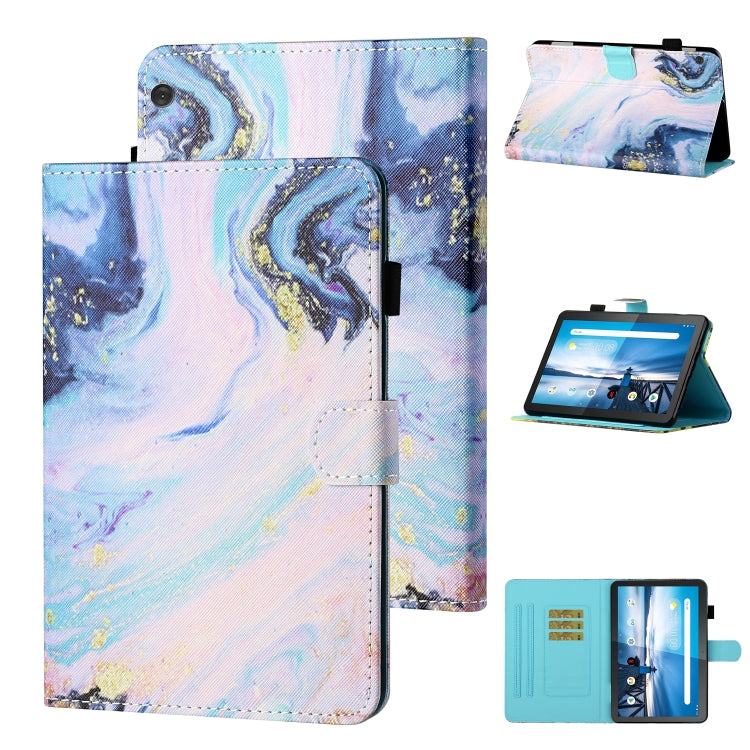 Coloured Drawing Stitching Horizontal Flip Leather Case with Holder & Card Slot, For Lenovo Tab FHD M10 Plus X606F, For Huawei MediaPad T5 10.1, For Lenovo Tab M10 X605F / X505F