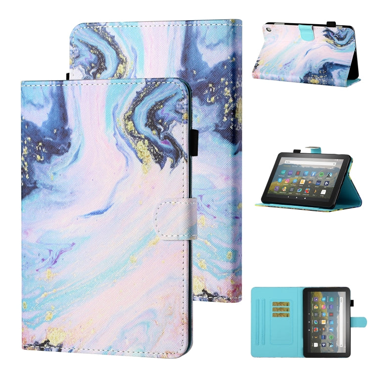 Coloured Drawing Stitching Horizontal Flip Leather Case with Holder & Card Slot & Sleep / Wake-up Function, For Amazon Kindle Fire HD8 (2020), For Amazon Kindle Fire HD10 2015 / 2017 / 2019, For Amazon Kindle Fire HD8 2016 / 2017 / 2018                ...