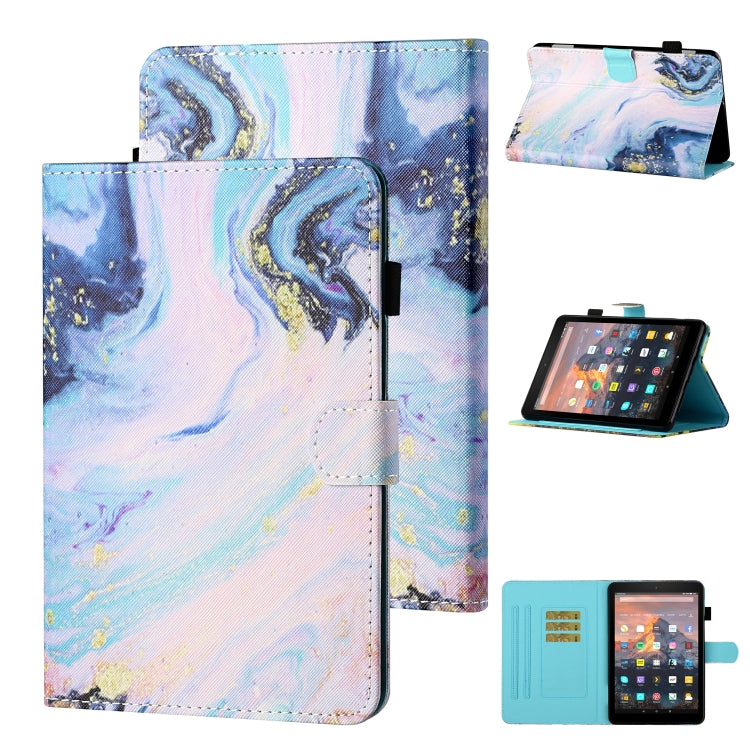 Coloured Drawing Stitching Horizontal Flip Leather Case with Holder & Card Slot & Sleep / Wake-up Function, For Amazon Kindle Fire HD8 (2020), For Amazon Kindle Fire HD10 2015 / 2017 / 2019, For Amazon Kindle Fire HD8 2016 / 2017 / 2018                ...