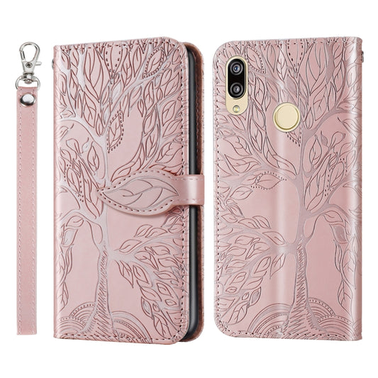 Life of Tree Embossing Pattern Horizontal Flip Leather Case with Holder & Card Slot & Wallet & Photo Frame & Lanyard, For Huawei P smart 2019, For Huawei P smart 2020, For Huawei P smart Z, For Huawei P20 Lite, For Huawei P30 Lite, For Huawei P30 Pro