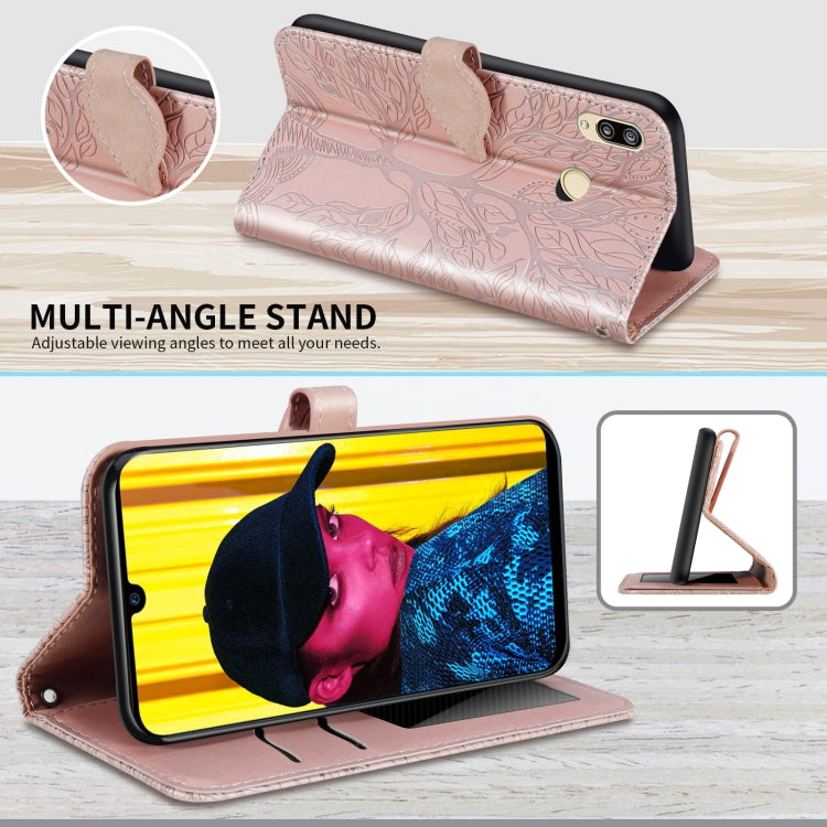 Life of Tree Embossing Pattern Horizontal Flip Leather Case with Holder & Card Slot & Wallet & Photo Frame & Lanyard, For Huawei P smart 2019, For Huawei P smart 2020, For Huawei P smart Z, For Huawei P20 Lite, For Huawei P30 Lite, For Huawei P30 Pro  ...