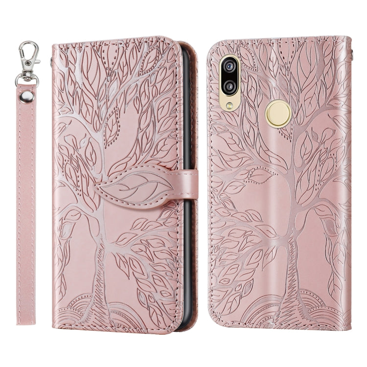 Life of Tree Embossing Pattern Horizontal Flip Leather Case with Holder & Card Slot & Wallet & Photo Frame & Lanyard, For Huawei P smart 2019, For Huawei P smart 2020, For Huawei P smart Z, For Huawei P20 Lite, For Huawei P30 Lite, For Huawei P30 Pro  ...