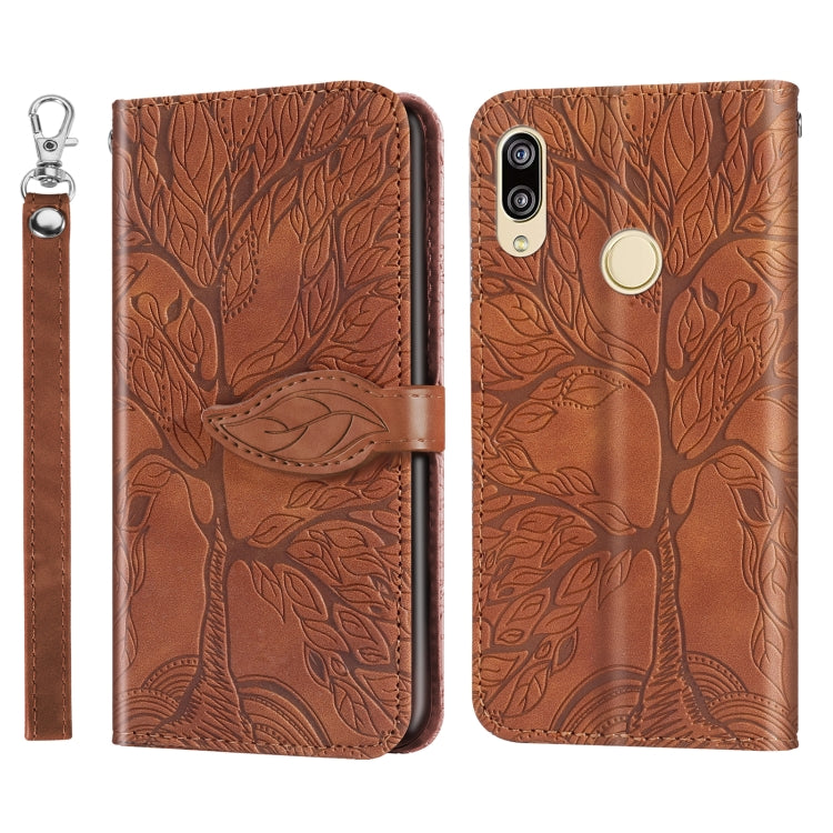 Life of Tree Embossing Pattern Horizontal Flip Leather Case with Holder & Card Slot & Wallet & Photo Frame & Lanyard, For Huawei P smart 2019, For Huawei P smart 2020, For Huawei P smart Z, For Huawei P20 Lite, For Huawei P30 Lite, For Huawei P30 Pro  ...