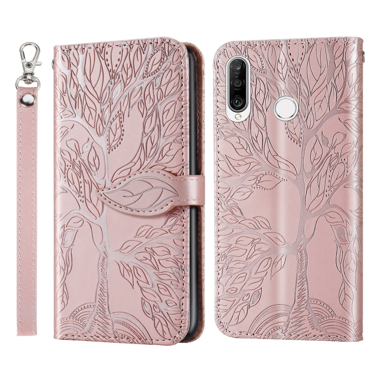 Life of Tree Embossing Pattern Horizontal Flip Leather Case with Holder & Card Slot & Wallet & Photo Frame & Lanyard, For Huawei P smart 2019, For Huawei P smart 2020, For Huawei P smart Z, For Huawei P20 Lite, For Huawei P30 Lite, For Huawei P30 Pro  ...