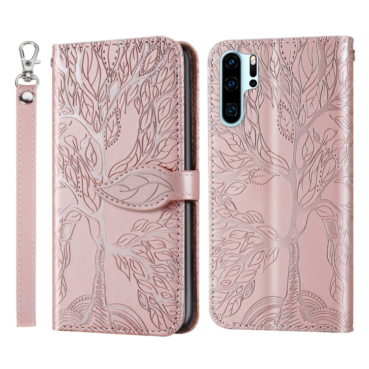 Life of Tree Embossing Pattern Horizontal Flip Leather Case with Holder & Card Slot & Wallet & Photo Frame & Lanyard, For Huawei P smart 2019, For Huawei P smart 2020, For Huawei P smart Z, For Huawei P20 Lite, For Huawei P30 Lite, For Huawei P30 Pro  ...