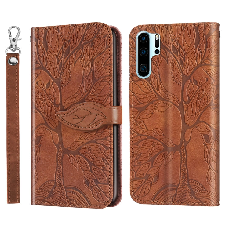 Life of Tree Embossing Pattern Horizontal Flip Leather Case with Holder & Card Slot & Wallet & Photo Frame & Lanyard, For Huawei P smart 2019, For Huawei P smart 2020, For Huawei P smart Z, For Huawei P20 Lite, For Huawei P30 Lite, For Huawei P30 Pro  ...
