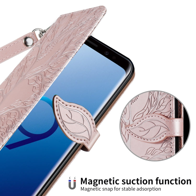 Life of Tree Embossing Pattern Horizontal Flip Leather Case with Holder & Card Slot & Wallet & Photo Frame & Lanyard, For Samsung Galaxy S9+, For Samsung Galaxy S10, For Samsung Galaxy S10+, For Samsung Galaxy S10e, For Samsung Galaxy S20              ...