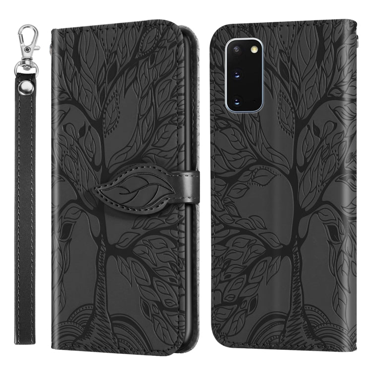 Life of Tree Embossing Pattern Horizontal Flip Leather Case with Holder & Card Slot & Wallet & Photo Frame & Lanyard, For Samsung Galaxy S9+, For Samsung Galaxy S10, For Samsung Galaxy S10+, For Samsung Galaxy S10e, For Samsung Galaxy S20              ...