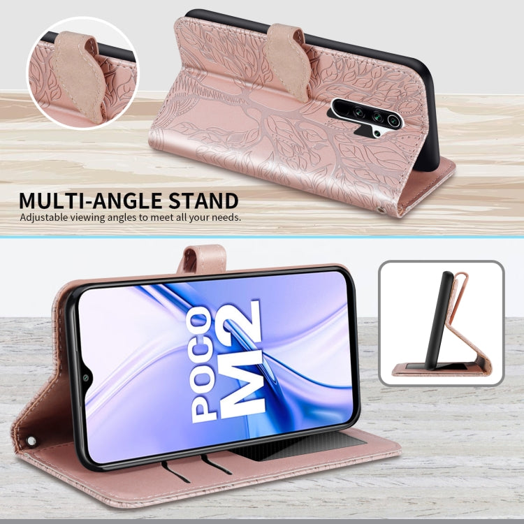 Life of Tree Embossing Pattern Horizontal Flip Leather Case with Holder & Card Slot & Wallet & Photo Frame & Lanyard, For Xiaomi Poco M2, For Xiaomi Poco M2 Pro, For Xiaomi Redmi 9, For Xiaomi Redmi 9A, For Xiaomi Redmi 9C, For Xiaomi Mi 10 Lite 5G    ...