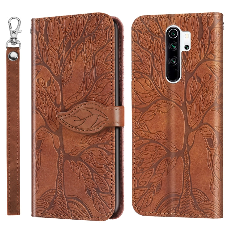 Life of Tree Embossing Pattern Horizontal Flip Leather Case with Holder & Card Slot & Wallet & Photo Frame & Lanyard, For Xiaomi Poco M2, For Xiaomi Poco M2 Pro, For Xiaomi Redmi 9, For Xiaomi Redmi 9A, For Xiaomi Redmi 9C, For Xiaomi Mi 10 Lite 5G    ...