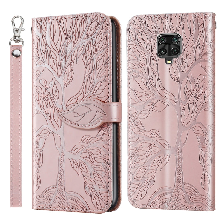 Life of Tree Embossing Pattern Horizontal Flip Leather Case with Holder & Card Slot & Wallet & Photo Frame & Lanyard, For Xiaomi Poco M2, For Xiaomi Poco M2 Pro, For Xiaomi Redmi 9, For Xiaomi Redmi 9A, For Xiaomi Redmi 9C, For Xiaomi Mi 10 Lite 5G    ...