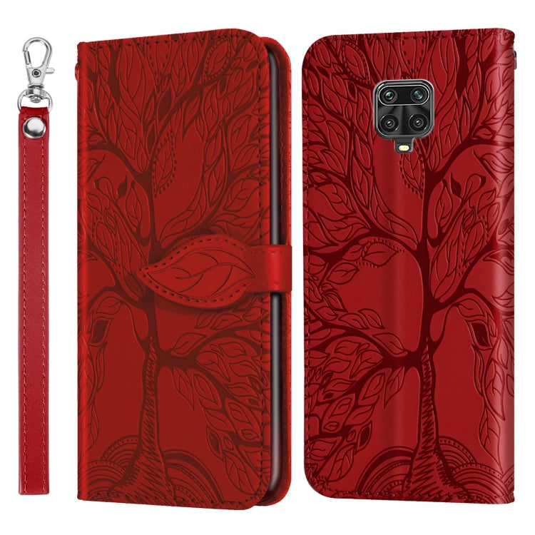 Life of Tree Embossing Pattern Horizontal Flip Leather Case with Holder & Card Slot & Wallet & Photo Frame & Lanyard, For Xiaomi Poco M2, For Xiaomi Poco M2 Pro, For Xiaomi Redmi 9, For Xiaomi Redmi 9A, For Xiaomi Redmi 9C, For Xiaomi Mi 10 Lite 5G    ...