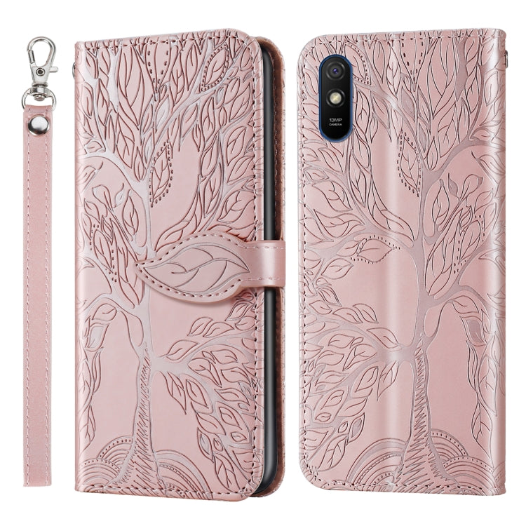 Life of Tree Embossing Pattern Horizontal Flip Leather Case with Holder & Card Slot & Wallet & Photo Frame & Lanyard, For Xiaomi Poco M2, For Xiaomi Poco M2 Pro, For Xiaomi Redmi 9, For Xiaomi Redmi 9A, For Xiaomi Redmi 9C, For Xiaomi Mi 10 Lite 5G    ...