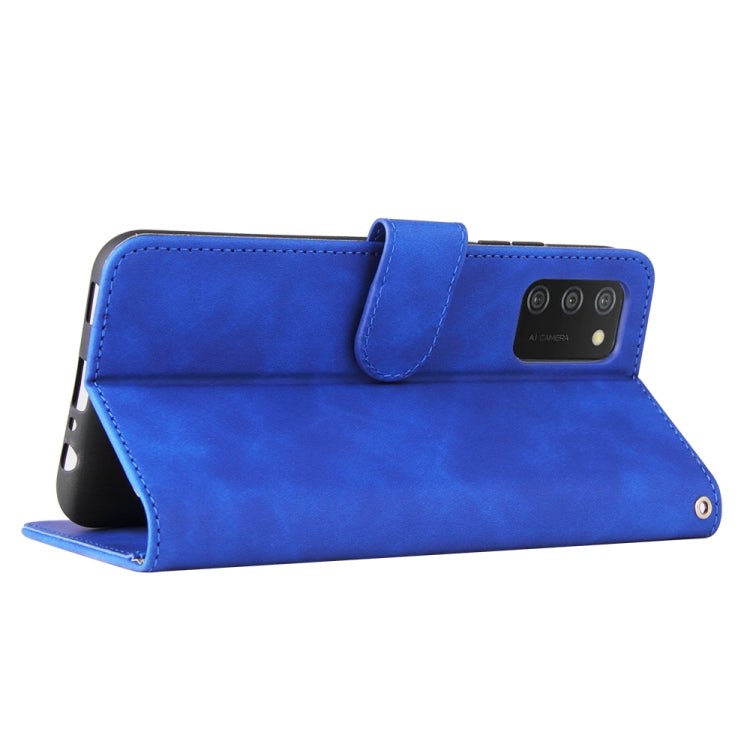 Solid Color Skin Feel Magnetic Buckle Horizontal Flip Calf Texture PU Leather Case with Holder & Card Slots & Wallet, For Samsung Galaxy A02s, For Xiaomi Poco M3