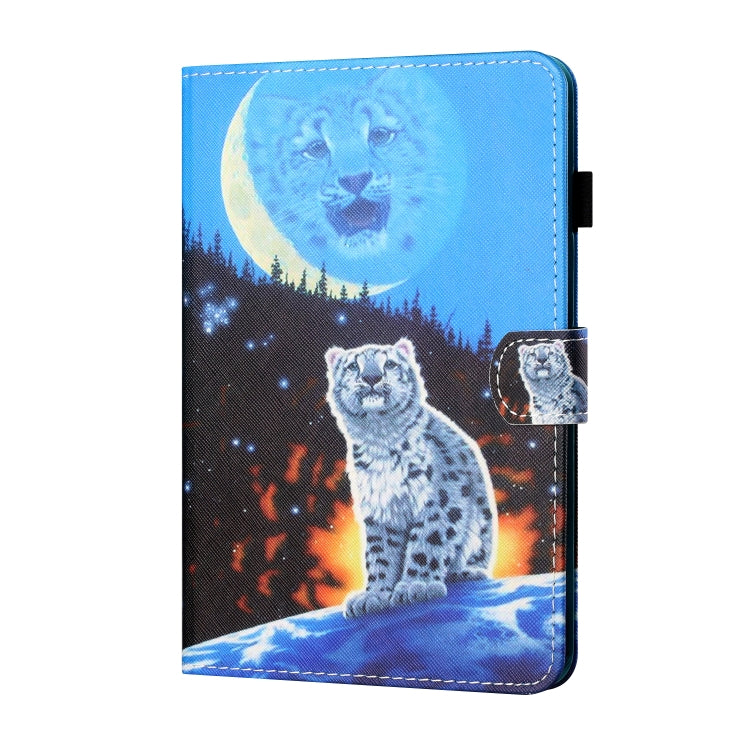 Sewing Thread Horizontal Painted Flat Leather Case with Pen Cover & Anti Skid Strip & Card Slot & Holder & Sleep / Wake-up Function, For Samsung Galaxy Tab S6 Lite SM-P610 / 615, For Amazon Kindle Fire HD8 2020, For Samsung Galaxy Tab A7 2020 T500 / T5...