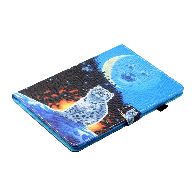 Sewing Thread Horizontal Painted Flat Leather Case with Pen Cover & Anti Skid Strip & Card Slot & Holder & Sleep / Wake-up Function, For Samsung Galaxy Tab S6 Lite SM-P610 / 615, For Amazon Kindle Fire HD8 2020, For Samsung Galaxy Tab A7 2020 T500 / T5...