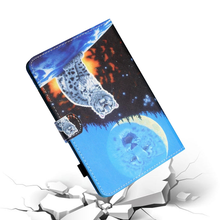 Sewing Thread Horizontal Painted Flat Leather Case with Pen Cover & Anti Skid Strip & Card Slot & Holder & Sleep / Wake-up Function, For Samsung Galaxy Tab S6 Lite SM-P610 / 615, For Amazon Kindle Fire HD8 2020, For Samsung Galaxy Tab A7 2020 T500 / T5...