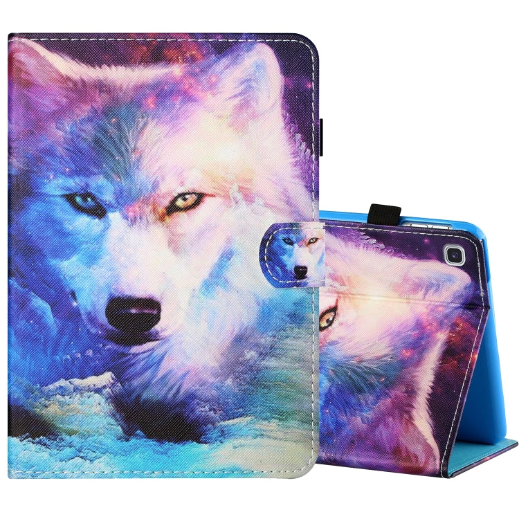 Sewing Thread Horizontal Painted Flat Leather Case with Pen Cover & Anti Skid Strip & Card Slot & Holder & Sleep / Wake-up Function, For Samsung Galaxy Tab S6 Lite SM-P610 / 615, For Amazon Kindle Fire HD8 2020, For Samsung Galaxy Tab A7 2020 T500 / T5...