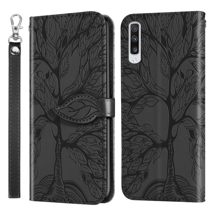 Life of Tree Embossing Pattern Horizontal Flip Leather Case with Holder & Card Slot & Wallet & Photo Frame & Lanyard, For Samsung Galaxy A8s, For Samsung Galaxy A10s, For Samsung Galaxy A20 / A30, For Samsung Galaxy A20e, For Samsung Galaxy A20s       ...