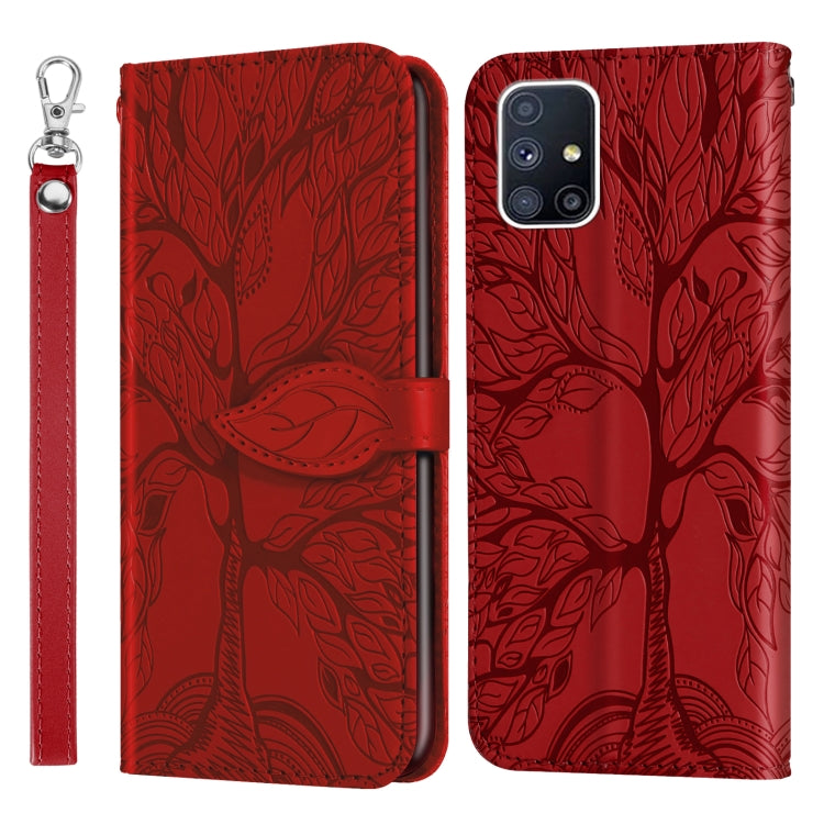 Life of Tree Embossing Pattern Horizontal Flip Leather Case with Holder & Card Slot & Wallet & Photo Frame & Lanyard, For Samsung Galaxy A8s, For Samsung Galaxy A10s, For Samsung Galaxy A20 / A30, For Samsung Galaxy A20e, For Samsung Galaxy A20s       ...