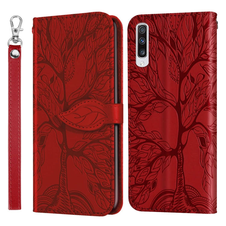 Life of Tree Embossing Pattern Horizontal Flip Leather Case with Holder & Card Slot & Wallet & Photo Frame & Lanyard, For Samsung Galaxy M40s, For Samsung Galaxy A70, For Samsung Galaxy A71, For Samsung Galaxy M51 (Side Fingerprint)                    ...