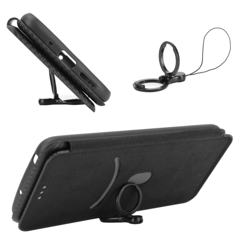 Carbon Fiber Texture Magnetic Horizontal Flip TPU + PC + PU Leather Case with Card Slot, For Samsung Galaxy A72 5G, For Samsung Galaxy A52 5G, For OPPO Reno5 Pro 5G, For Cubot X30