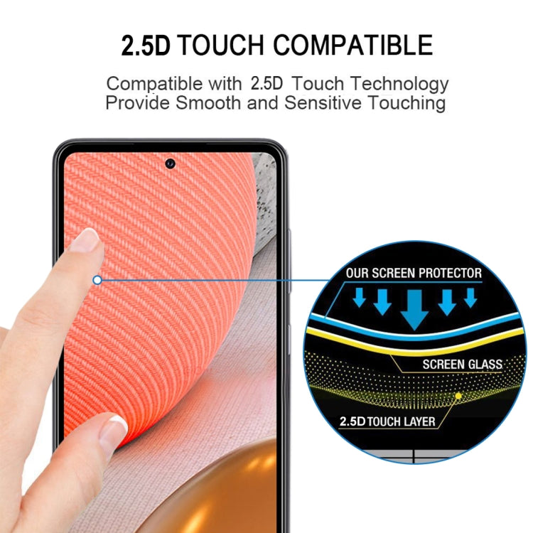 25 PCS Full Glue Full Screen Tempered Glass Film, For Samsung Galaxy A72 5G / 4G (25pcs), For Samsung Galaxy A72 4G (25 PCS), For Samsung Galaxy A52 5G / 4G (25pcs), For Samsung Galaxy A52 45G / 4G (25pcs), For OPPO A15s (25 PCS)