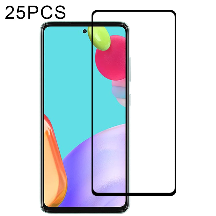 25 PCS Full Glue Full Screen Tempered Glass Film, For Samsung Galaxy A72 5G / 4G (25pcs), For Samsung Galaxy A72 4G (25 PCS), For Samsung Galaxy A52 5G / 4G (25pcs), For Samsung Galaxy A52 45G / 4G (25pcs), For OPPO A15s (25 PCS)