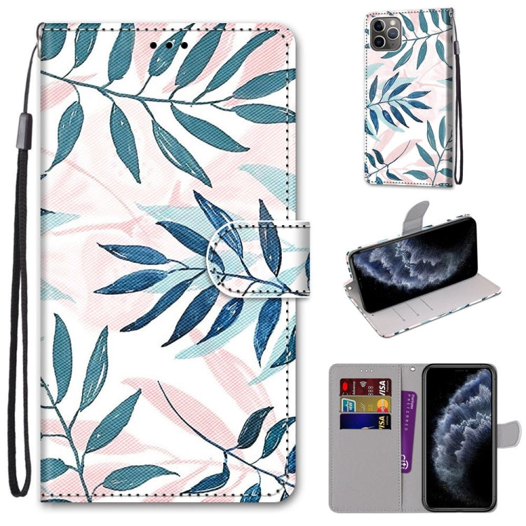 Coloured Drawing Cross Texture Horizontal Flip PU Leather Case with Holder & Card Slots & Wallet & Lanyard, For iPhone 11, For iPhone 11 Pro