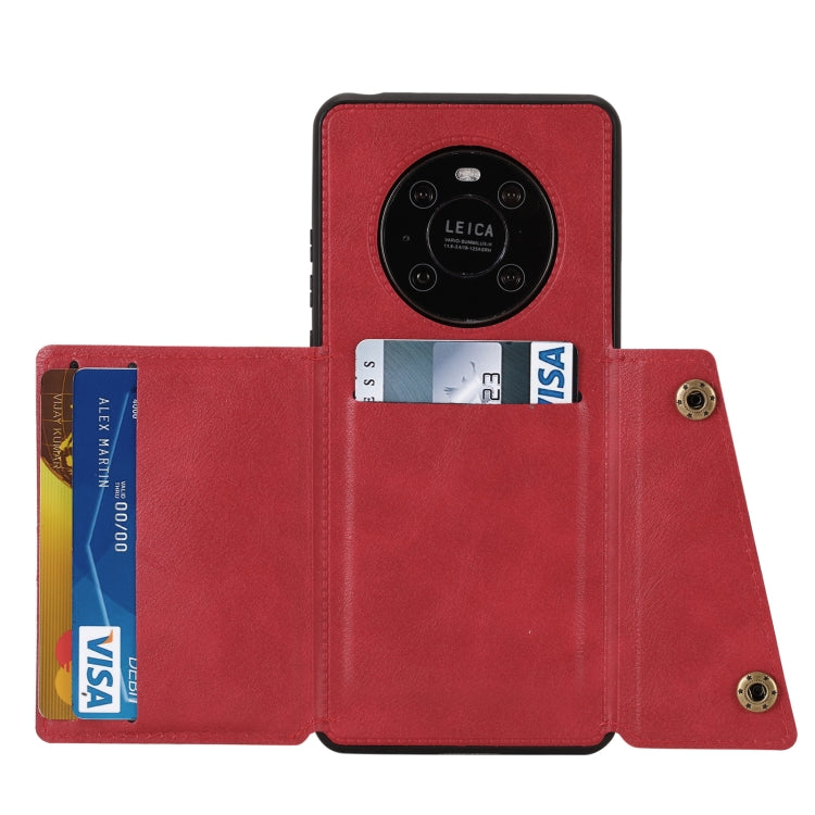 Double Buckle PU + TPU Shockproof Magnetic Protective Case with Card Slot & Holder, For Huawei Mate 40, For Huawei Mate 40 Pro, For Huawei Y7a, For Samsung Galaxy A02s (EU Version), For Samsung Galaxy A12, For Samsung Galaxy A52 5G / 4G                ...