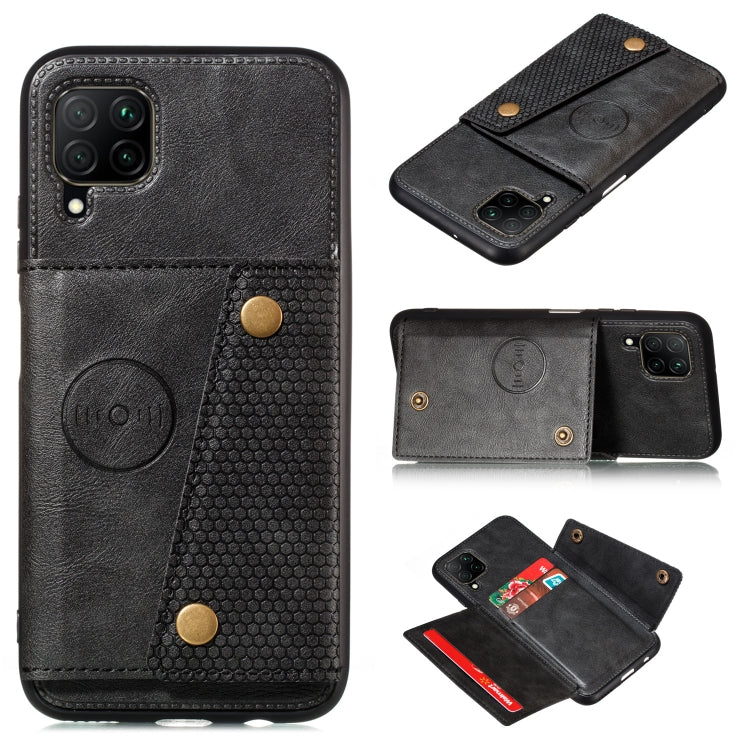 Double Buckle PU + TPU Shockproof Magnetic Protective Case with Card Slot & Holder, For Huawei Mate 40, For Huawei Mate 40 Pro, For Huawei Y7a, For Samsung Galaxy A02s (EU Version), For Samsung Galaxy A12, For Samsung Galaxy A52 5G / 4G                ...