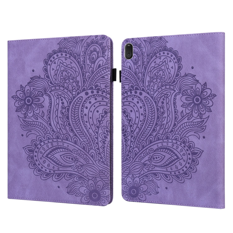 Peacock Embossed Pattern TPU + PU Horizontal Flip Leather Case with Holder & Card Slots & Wallet & Sleep / Wake-up Function, For Lenovo E10, For Lenovo Tab M10 Plus, For Lenovo Tab M8 (FHD) TB-8705F, For Lenovo Tab M10 HD TB-605L X605F                 ...