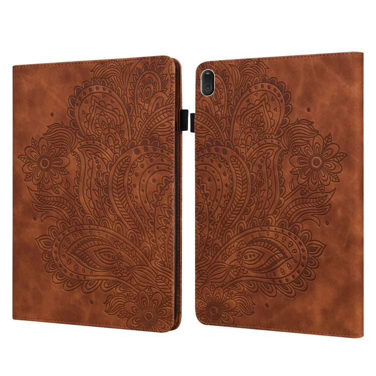 Peacock Embossed Pattern TPU + PU Horizontal Flip Leather Case with Holder & Card Slots & Wallet & Sleep / Wake-up Function, For Lenovo E10, For Lenovo Tab M10 Plus, For Lenovo Tab M8 (FHD) TB-8705F, For Lenovo Tab M10 HD TB-605L X605F                 ...