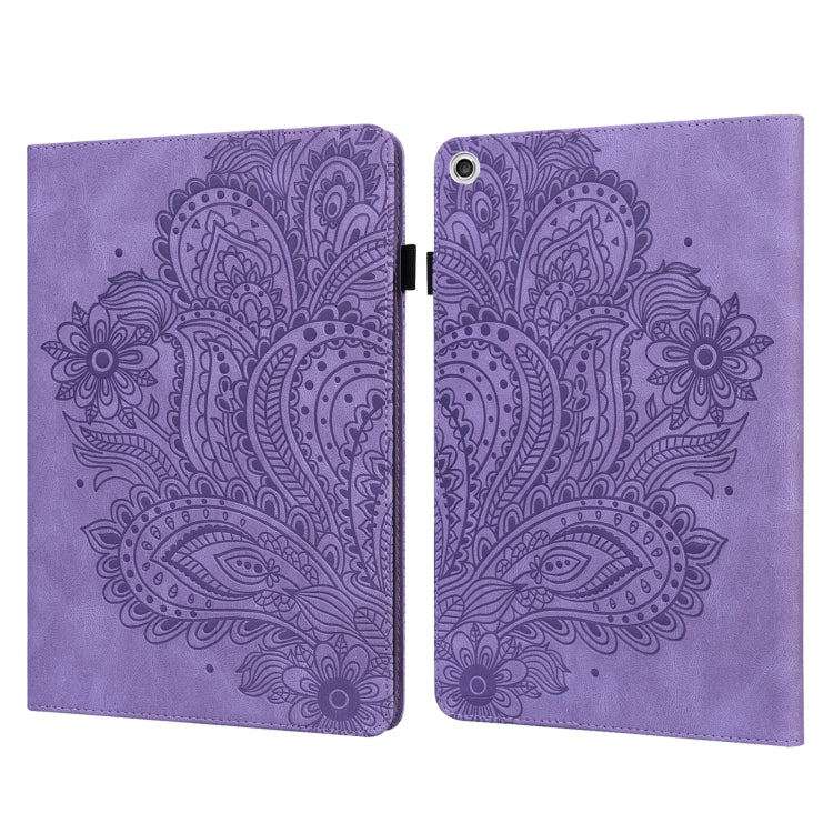 Peacock Embossed Pattern TPU + PU Horizontal Flip Leather Case with Holder & Card Slots & Wallet & Sleep / Wake-up Function, For Lenovo E10, For Lenovo Tab M10 Plus, For Lenovo Tab M8 (FHD) TB-8705F, For Lenovo Tab M10 HD TB-605L X605F                 ...