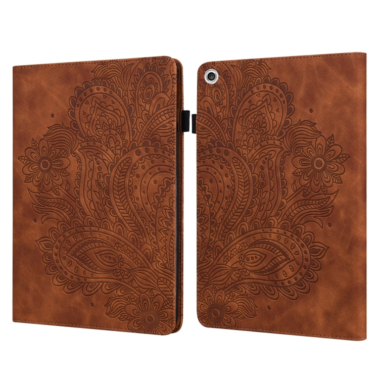 Peacock Embossed Pattern TPU + PU Horizontal Flip Leather Case with Holder & Card Slots & Wallet & Sleep / Wake-up Function, For Lenovo E10, For Lenovo Tab M10 Plus, For Lenovo Tab M8 (FHD) TB-8705F, For Lenovo Tab M10 HD TB-605L X605F                 ...