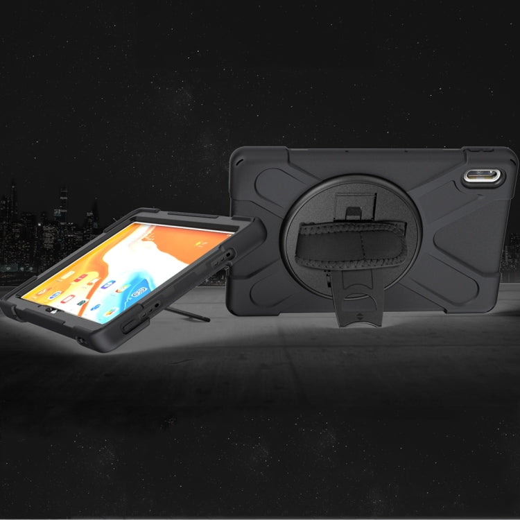 For Huawei MatePad Pro 10.8 Shockproof Colorful Silicone + PC Protective Case with Holder & Shoulder Strap & Hand Strap & Pen Slot, For Huawei MatePad Pro 10.8