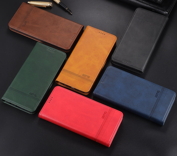 AZNS Magnetic Calf Texture Horizontal Flip Leather Case with Card Slots & Holder & Wallet, For Oppo Reno5 5G, For Oppo Reno5 Pro 5G, For Xiaomi Redmi Note 9 5G