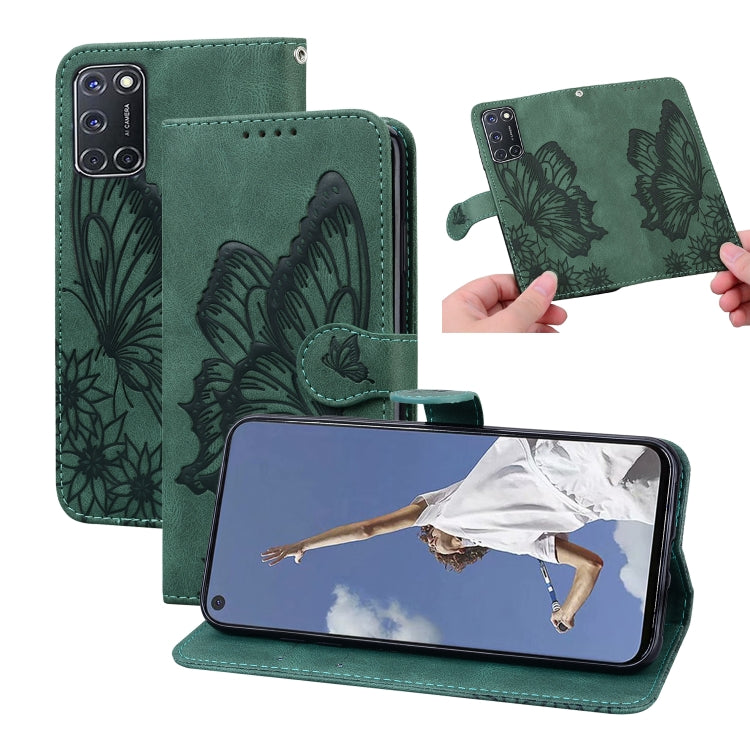 Retro Skin Feel Butterflies Embossing Horizontal Flip Leather Case with Holder & Card Slots & Wallet, For OPPO A52 / A72 / A92, For OPPO A9 (2020), For Huawei P Smart 2021, For Huawei Honor 10X Lite, For Nokia 2.4, For Nokia 3.4
