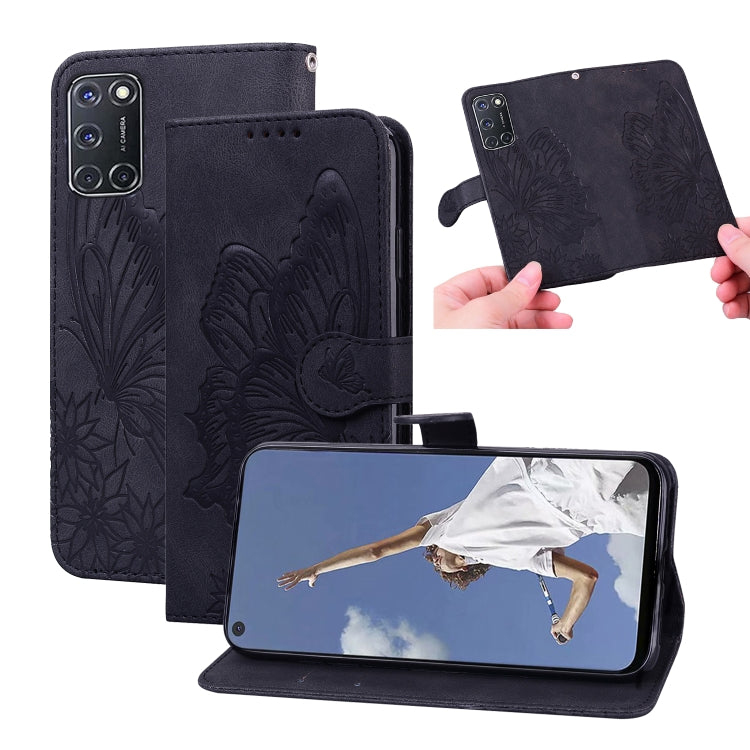 Retro Skin Feel Butterflies Embossing Horizontal Flip Leather Case with Holder & Card Slots & Wallet, For OPPO A52 / A72 / A92, For OPPO A9 (2020), For Huawei P Smart 2021, For Huawei Honor 10X Lite, For Nokia 2.4, For Nokia 3.4