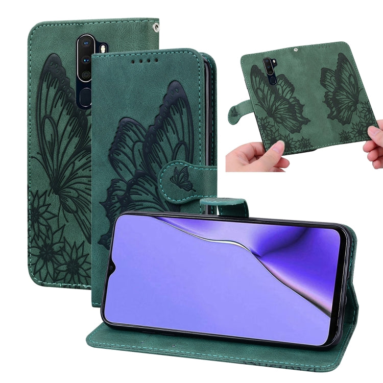 Retro Skin Feel Butterflies Embossing Horizontal Flip Leather Case with Holder & Card Slots & Wallet, For OPPO A52 / A72 / A92, For OPPO A9 (2020), For Huawei P Smart 2021, For Huawei Honor 10X Lite, For Nokia 2.4, For Nokia 3.4